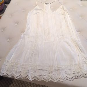 Club Monaco white eyelet dress